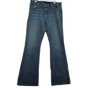 Calvin Klein Jeans Women’s Denim 5- Pocket Medium Wash Flare Leg Blue 10